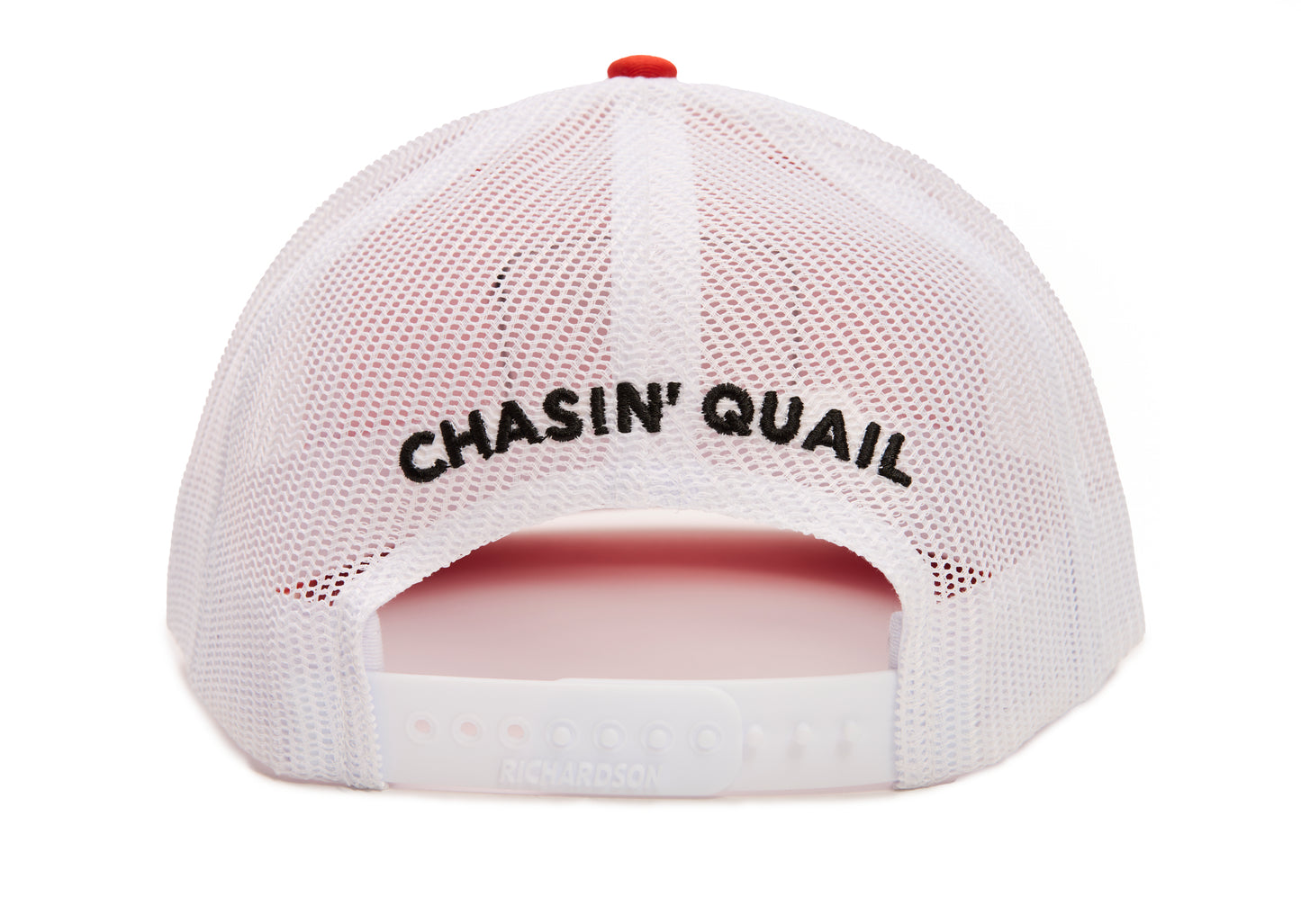 Quail Patch Cap - Orange/White